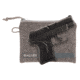 Allen Lockable Handgun Storage Pouch, Compact Size Handgun, 5 x 7in, Gray, 3625