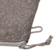 Allen Lockable Handgun Storage Pouch, Compact Size Handgun, 5 x 7in, Gray, 3625