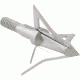 Allen Metalhead Broadheads, 3 Blade, 100 Grain , Pack of 3, Silver, 14702