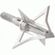Allen Metalhead Broadheads, 4 Blade, 100 Grain , Pack of 3, Silver, 14704