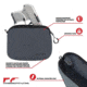 Allen Pistol Pouch Charcoal Neoprene, 7in, Charcoal, 3635