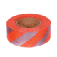 Allen Reflective Flagging Tape, Orange, 1inx150ft, 46