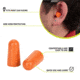 Allen ULTRX Foam Ear Plugs, 6-Pairs, Orange, 4135