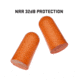 Allen ULTRX Foam Ear Plugs, 6-Pairs, Orange, 4135