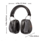 Allen ULTRX Heavy Sound Defender Passive Earmuff, Gray, 4124