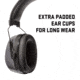 Allen ULTRX Heavy Sound Defender Passive Earmuff, Gray, 4124