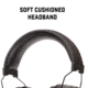 Allen ULTRX Heavy Sound Defender Passive Earmuff, Gray, 4124