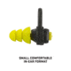 Allen ULTRX Shift Adjustable Protection Ear Plugs, Gray/Yellow, 4103
