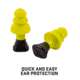 Allen ULTRX Silicone Ear Plugs, 5-Pairs, Yellow, 4122