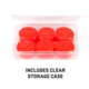 Allen ULTRX Silicone Putty Ear Plugs, 3-Pairs, Orange, 4123