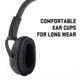 Allen ULTRX Sound Blocker Passive Earmuff, Black, 4127