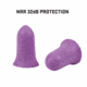 Allen ULTRX Tapered Foam Ear Plugs, 15-Pairs, Purple, 4134