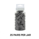 Allen ULTRX Tapered Foam Ear Plugs, 25-Pairs, Gray, 4132