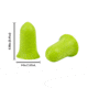 Allen ULTRX Tapered Foam Ear Plugs, 6-Pairs, Lime, 4136