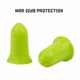 Allen ULTRX Tapered Foam Ear Plugs, 6-Pairs, Lime Green, 4136