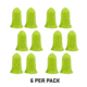Allen ULTRX Tapered Foam Ear Plugs, 6-Pairs, Lime, 4136