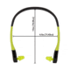 Allen ULTRX Wave Banded Ear Plugs, Gray/Yellow, 4102