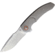 Alliance Designs Deimos Framelock Folding Knife, Gray, Gray titanium handle, AL012 DEIMOS COPPER