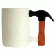 Aloe Gator Ceramic Hammer Mug, Cream