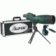 Alpen 18-36x60 Water Proof Spotting Scope, Tripod Car Window Mount, Travel Case 735KIT