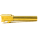 Alpha Shooting Sports 45 ACP Match Grade Crowned Barrel For Glock G21, 4.5in, 1-16, TiN, 45ACPG21TIN