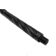 Alpha Shooting Sports 5.56x45mm NATO, 16in, Mid Spiral Fluted Barrel, Contour Profile, 1-8 Twist, 1/2x28 Thread, Nitride Black, ALP16NIT556SFEXTNIT