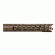 Alpha Shooting Sports AR15 13.3in Pitch Fork Handguard, Flat Dark Earth ALP13MLFDEPF
