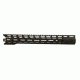Alpha Shooting Sports AR15 Pitch Fork Handguard, Black, 15.8in ALPML15BLKPF