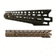 Alpha Shooting Sports AR15 Pitch Fork Handguard, Black, Flat Dark Earth