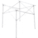 ALPS Mountaineering Camp Table, Powder-Coated Aluminum, Silver, 8301076