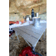 ALPS Mountaineering Camp Table, Powder-Coated Aluminum, Silver, 8301076