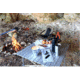 ALPS Mountaineering Camp Table, Powder-Coated Aluminum, Silver, 8301076