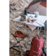 ALPS Mountaineering Camp Table, Powder-Coated Aluminum, Silver, 8301076
