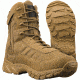Mens Vengeance SR 8in Side-Zip Leather Boot,Size 15,Coyote