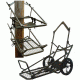 Amacker Outdoors Climb &amp; Carry Deer Thief Tree Stand/Game Cart Combo AM82021