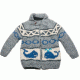 Ambler Whale Sweater - Kid's-S/M -Heather Gray