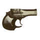 American Derringer Standard Pistol, .22 Winchester Magnum Rimfire, 3in barrel, blued finish steel frame, black grip, 2-barrel, blade front, 2 round magazine, ADSTD.22WRMGR31FRRMPG