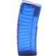 Amend2 AR-15 5.56x45mm NATO 30 Rounds Polymer Rifle Magazine, Trans NRA Blue, 556MODCBLU30