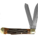 American Buffalo Knife Abkt Roper Double Action Lock Back Trapper 3.25'' Coffee Hndl
