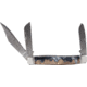 American Buffalo Knife Abkt Roper Lahar Series 3blade Stockman 3.25 Wood Resin Hndl