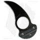 American Buffalo Knife Saber Neck Fixed Blade Knife, 1.50in, 8Cr13MoV Stainless Steel, Hawkbill Blade, G10 Gray Handle, Black/Gray, 3.50in, BHQ-79355