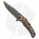 American Buffalo Knife Sidewinder Spring Assisted Opening Folding Knife, 3.50in, 8Cr13MoV Stainless Steel, Drop Point Blade, G10 Mossy Oak Break Handle, Camo/Black, 7.75in, BHQ-96370