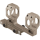 American Defense Manufacturing 2in Offset, 1.93in Top of Rail to Centerline of Rings, 34mm Dual Ring Scope Mount w/ 1/2in Titanium GI Bolts, Flat Dark Earth, Small, AD-RECON-H-34-FDE-TGIB