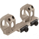 American Defense Manufacturing 2in Offset - 34mm Dual Ring Scope Mount w/ 1/2in Titanium GI Bolts, Flat Dark Earth, Small, AD-RECON-34-FDE-TGIB