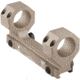 American Defense Manufacturing 30mm Dual Ring Scope Mount w/ 1/2in Titanium GI Bolts, Flat Dark Earth, Small, AD-DELTA-30-FDE-TGIB