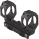 American Defense Manufacturing 30mm Straight Up Dual Ring Scope Mount w/ 1/2in Titanium GI Bolts, Black, Small, AD-RECON-S-30-TGIB