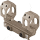 American Defense Manufacturing 30mm Straight Up Dual Ring Scope Mount w/ 1/2in Titanium GI Bolts, Flat Dark Earth, Small, AD-RECON-S-30-FDE-TGIB