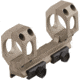 American Defense Manufacturing 30mm Straight Up Dual Ring Scope Mount w/ 1/2in Titanium GI Bolts, Flat Dark Earth, Small, AD-RECON-S-30-FDE-TGIB