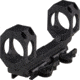 American Defense Manufacturing Dual Ring Scope Mount Straight Up, Spaced Wide to Fit Larger Scoped Like SCHMIDT &amp; BENDER, 1in Rings, Black, AD-RECON-SW 1 STD-TL