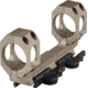 American Defense Manufacturing Dual Ring Scope Mount Straight Up, Spaced Wide to Fit Larger Scoped Like SCHMIDT &amp; BENDER, 40mm Rings, Flat Dark Earth, AD-RECON-SW 40 STD FDE-TL